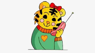 卡通可爱老虎免抠