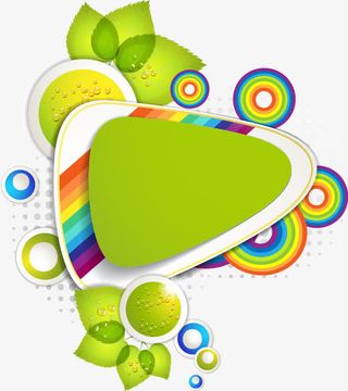 绿色春季元素免抠