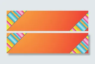 简约底纹童装banner背景