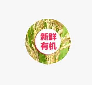 新鲜有机标签免抠