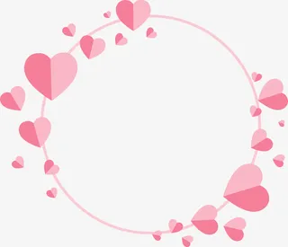 情人节手绘卡通爱心矢量图免抠