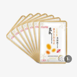 MISSFACE豆乳新颜柔皙活采面贴膜免抠