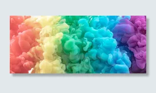 唯美多彩烟雾背景高清