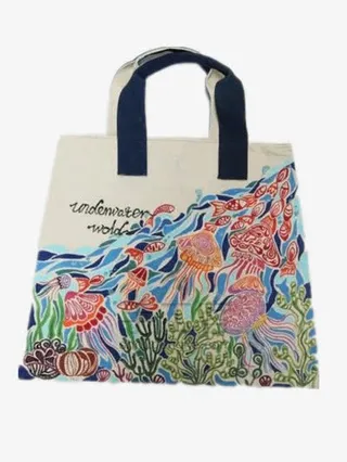 彩绘帆布包免抠