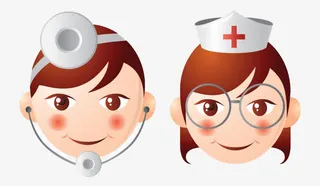 卡通医护人员免抠