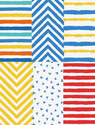 彩色拼接壁纸矢量免抠