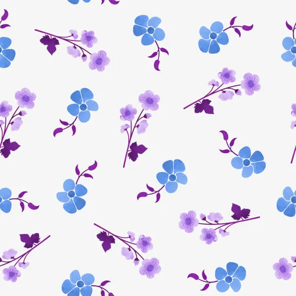 碎花底纹免抠