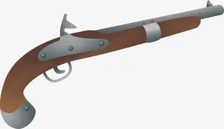 复古火枪免抠