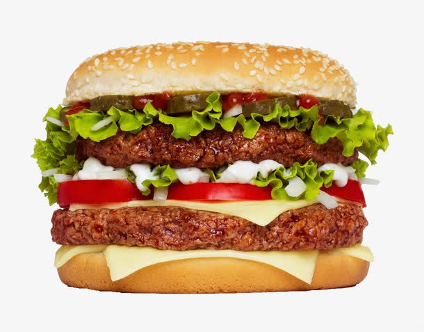 牛肉汉堡免抠