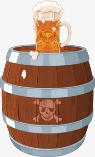 酿酒的木桶免抠