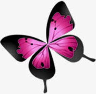 紫色手绘春天蝴蝶免抠装饰动物元素