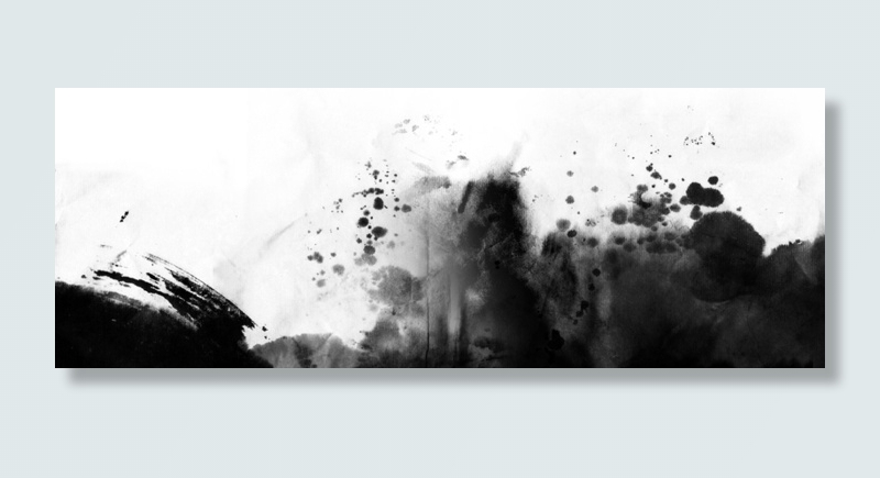 淘宝中国风水墨banner背景高清