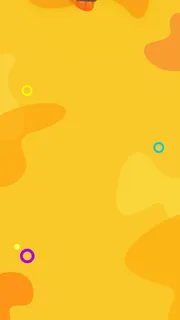 简约橘色H5背景高清