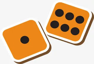 矢量骰子装饰图案免扣素材免抠