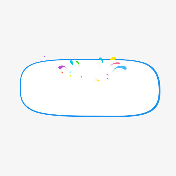 卡通通知框免抠