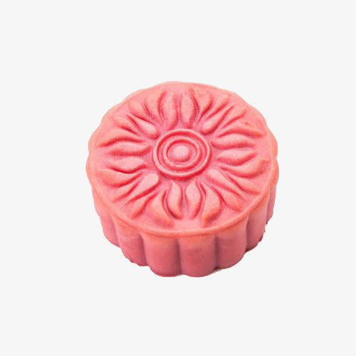粉色冰皮月饼免抠