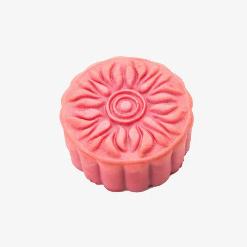 粉色冰皮月饼免抠