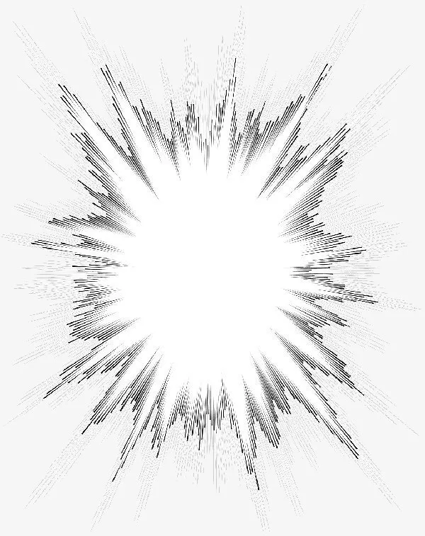 动漫爆炸图案免抠
