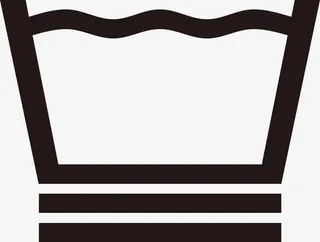 最新水洗洗涤符号标图片免抠