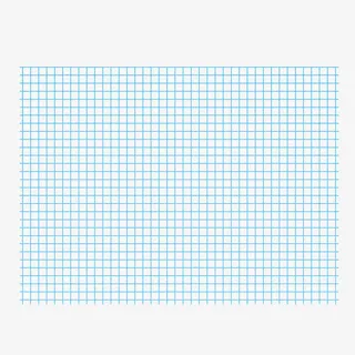 矢量蓝色正方形网格线条透视免抠