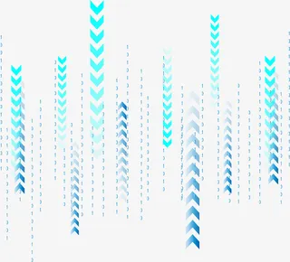 矢量渐变色箭头免抠其他元素