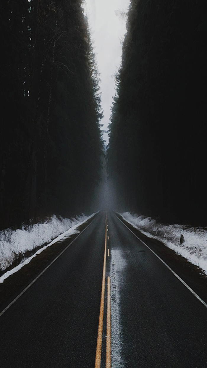 通向迷茫的阴暗道路H5背景素材高清