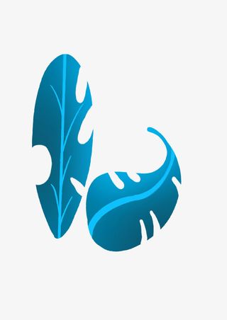 创意矢量树叶免抠