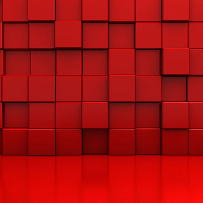 炫酷红色立体背景墙高清