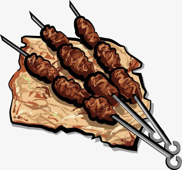 美味肉串插图免抠