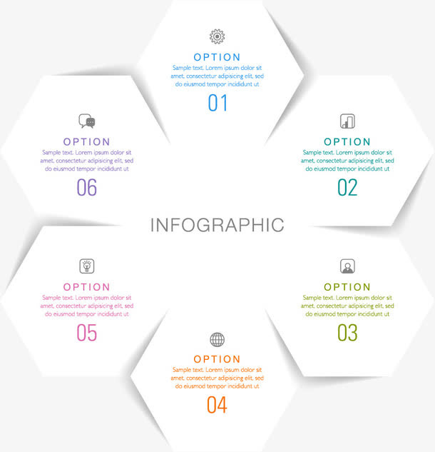 矢量商务统计图表设计免抠装饰ppt元素