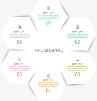 矢量商务统计图表设计免抠装饰ppt元素