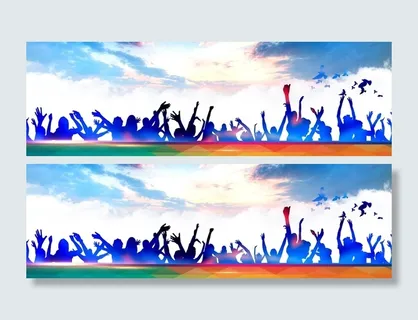 青春激情狂欢背景高清