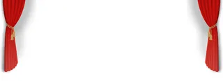 红色帷幕背景banner装饰高清
