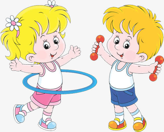 玩耍的小朋友免抠