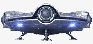 宇宙飞船免抠手绘/卡通卡通元素