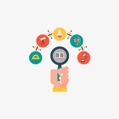 扁平化科学图标免抠