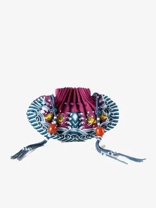 传统海水纹香包免抠