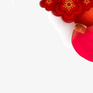 国风灯笼装饰元素免抠