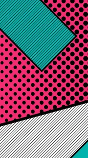 彩色简约几何时尚画册内页广告高清