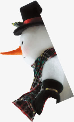 可爱雪人先生免抠