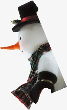 可爱雪人先生免抠