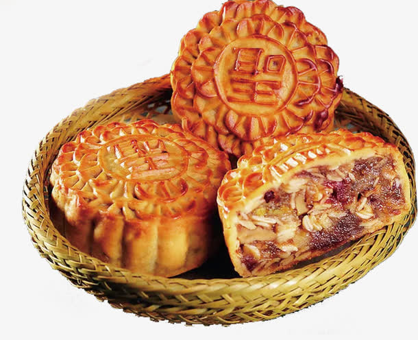 一盆月饼免抠