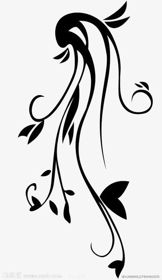 卷草纹图案免抠