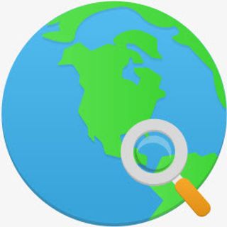 放大镜商业简洁风格PNG图标免抠