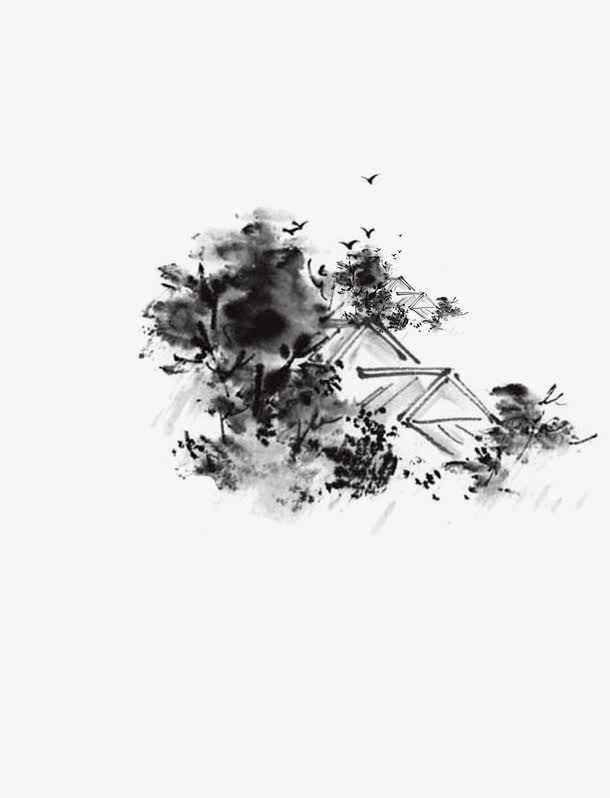 水墨画免抠