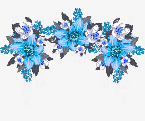 手绘鲜花免抠