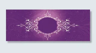 紫色古典花纹高清