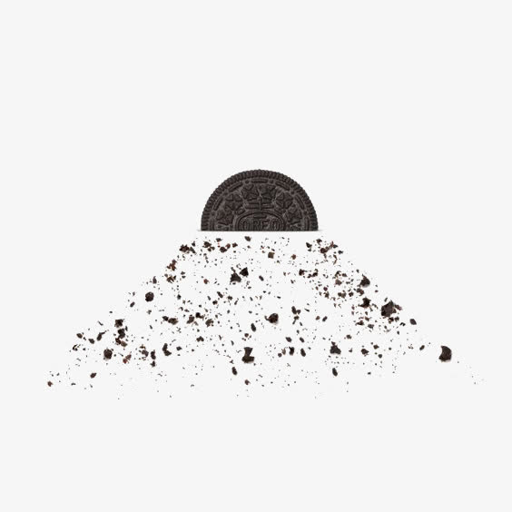 破碎的奥利奥免抠