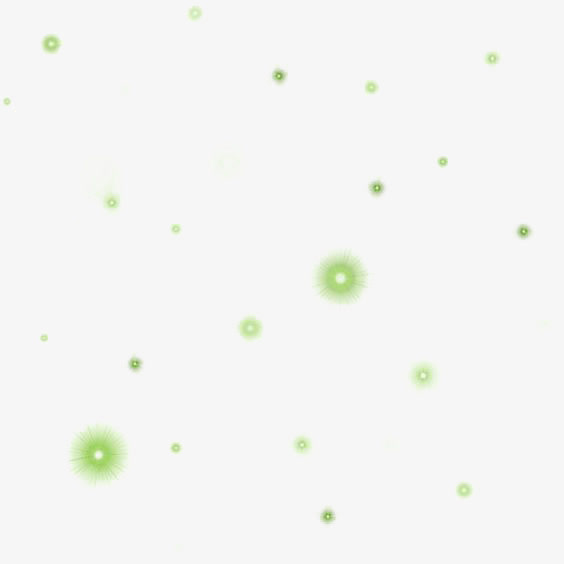 绿色荧光装饰免抠