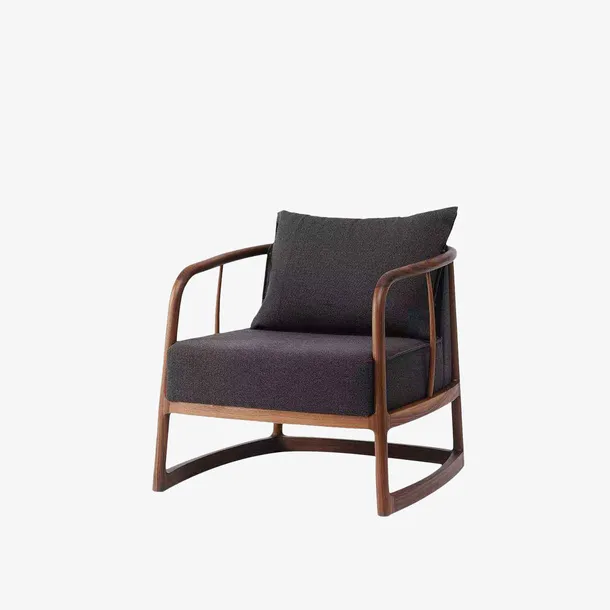 实物简约中式沙发素材免抠